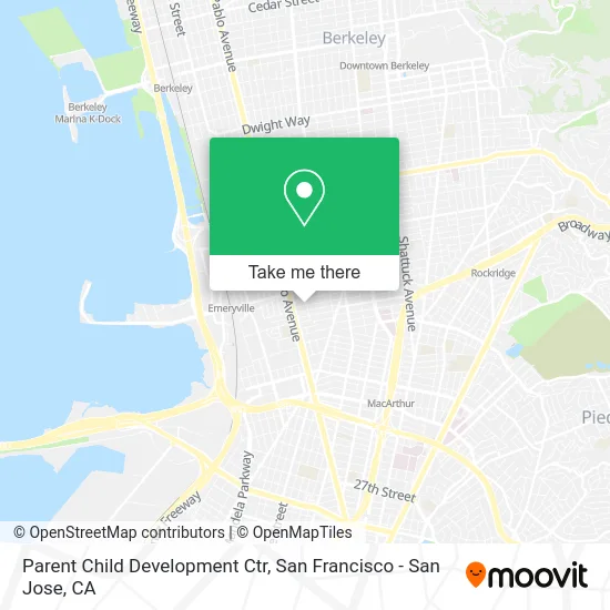 Parent Child Development Ctr map