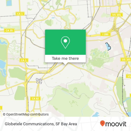 Globetele Communications map