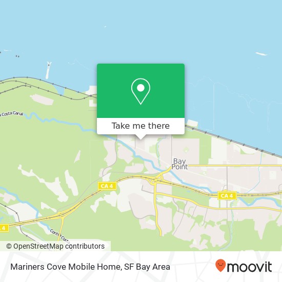 Mariners Cove Mobile Home map