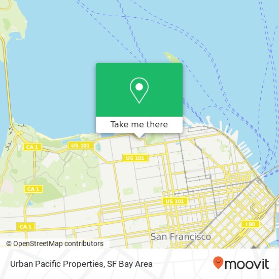 Urban Pacific Properties map