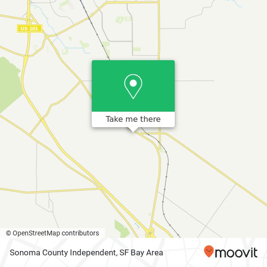 Sonoma County Independent map