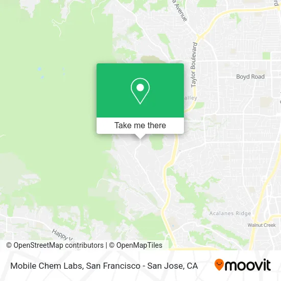 Mobile Chem Labs map