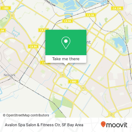 Avalon Spa Salon & Fitness Ctr map