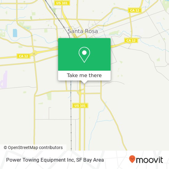 Mapa de Power Towing Equipment Inc