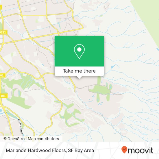 Mariano's Hardwood Floors map