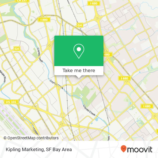 Kipling Marketing map