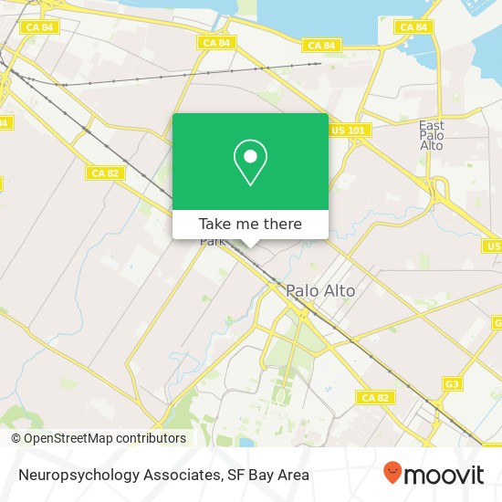Mapa de Neuropsychology Associates