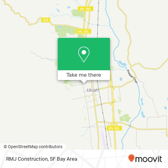 RMJ Construction map