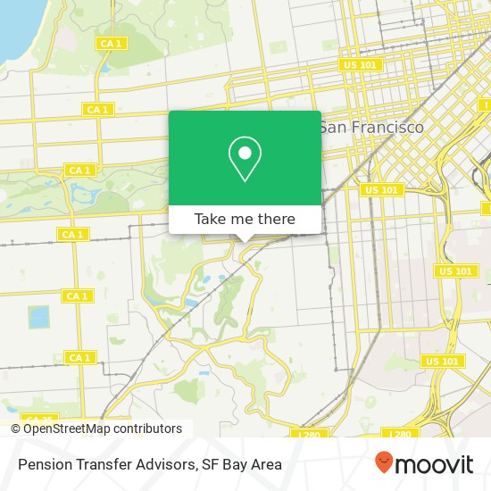 Pension Transfer Advisors map