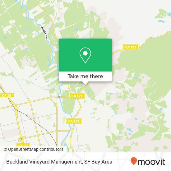 Mapa de Buckland Vineyard Management