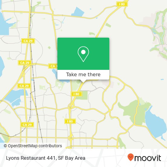Mapa de Lyons Restaurant 441