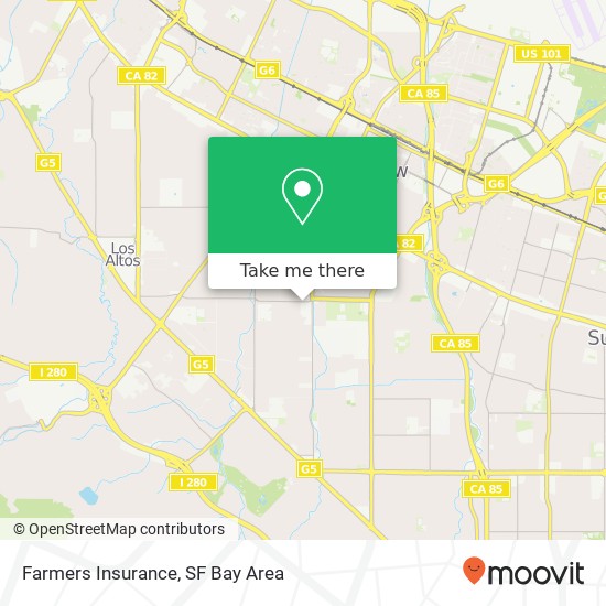 Mapa de Farmers Insurance