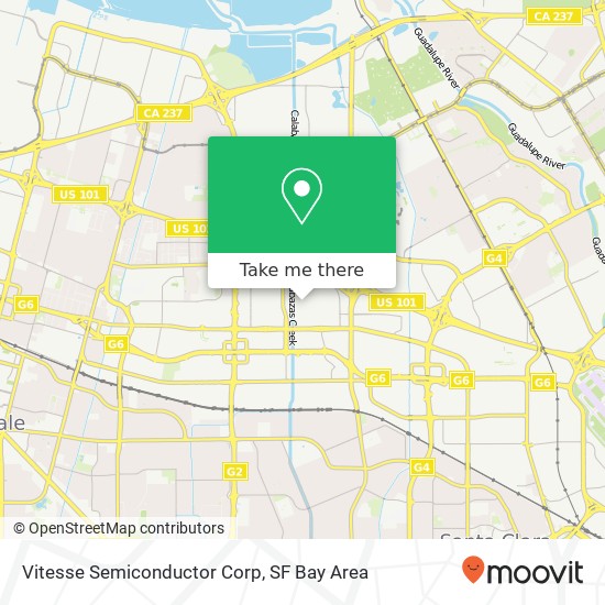 Mapa de Vitesse Semiconductor Corp