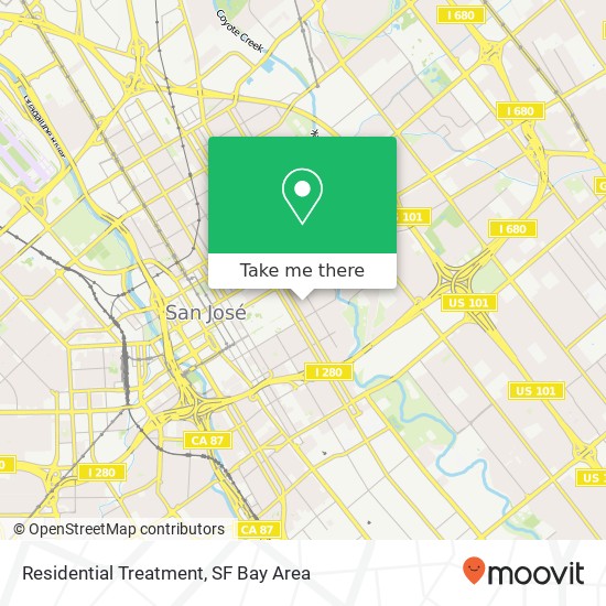 Residential Treatment map