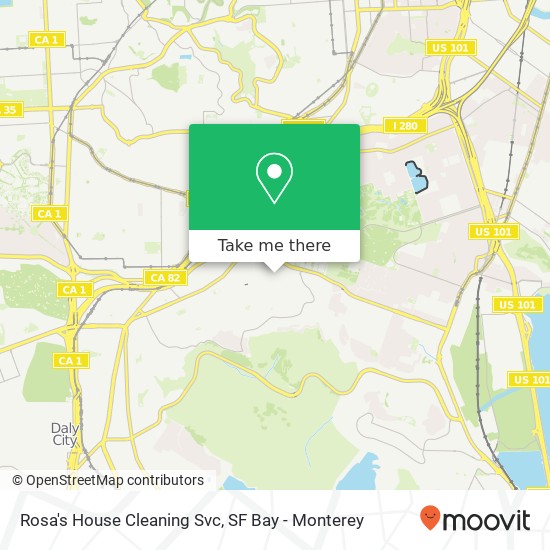 Rosa's House Cleaning Svc map