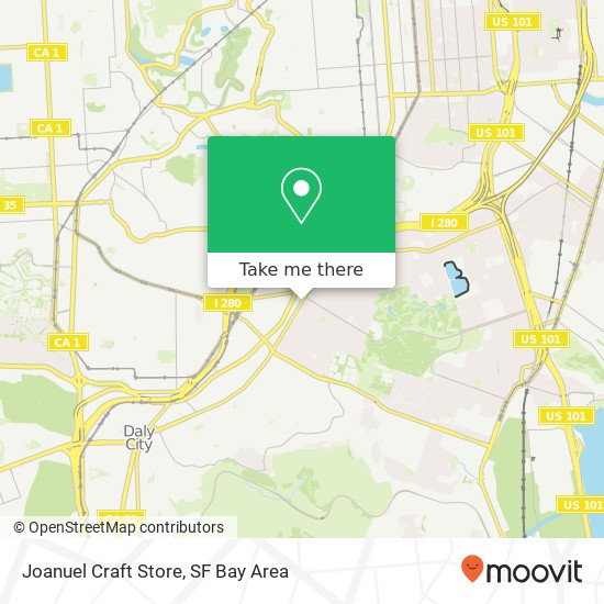 Joanuel Craft Store map