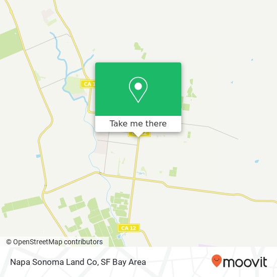 Mapa de Napa Sonoma Land Co