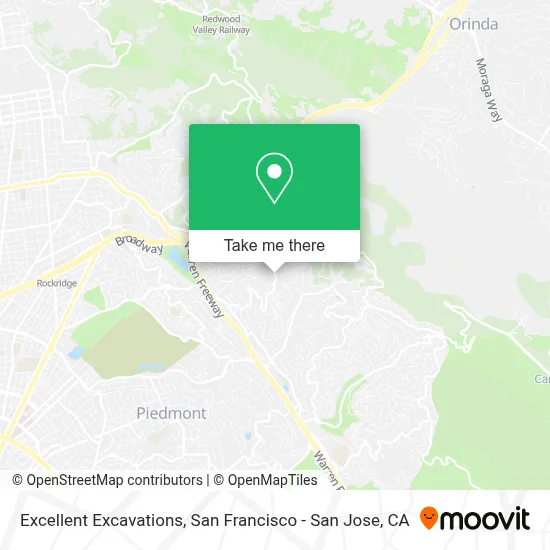 Excellent Excavations map