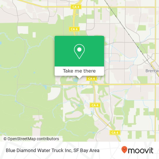 Blue Diamond Water Truck Inc map