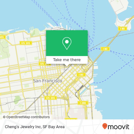 Cheng's Jewelry Inc map