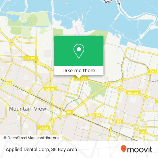 Applied Dental Corp map