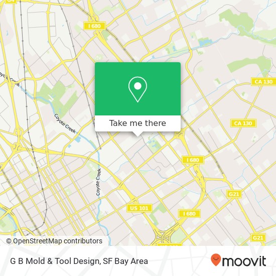 Mapa de G B Mold & Tool Design