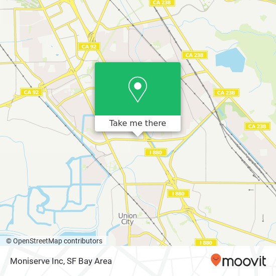 Mapa de Moniserve Inc