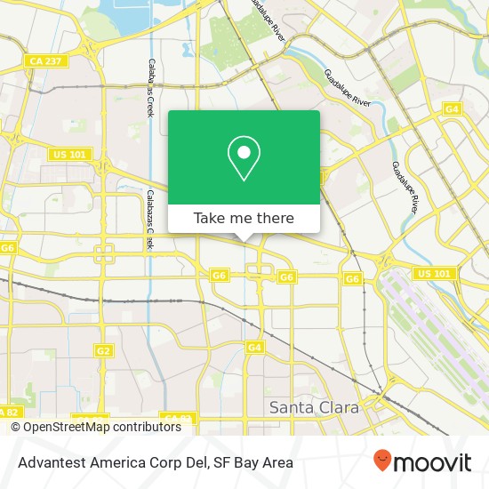 Advantest America Corp Del map