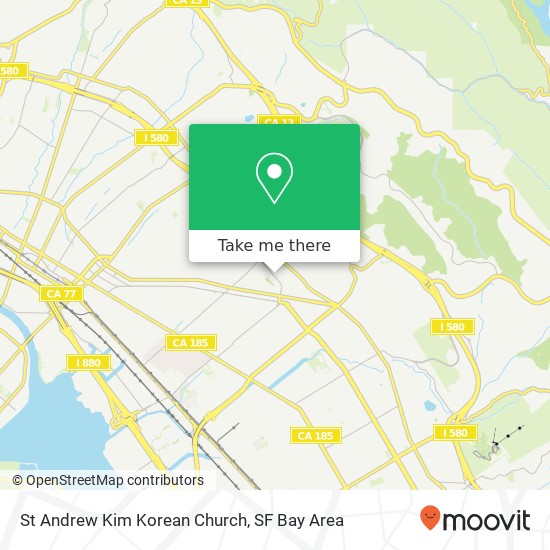 St Andrew Kim Korean Church map