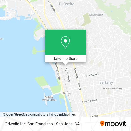 Mapa de Odwalla Inc
