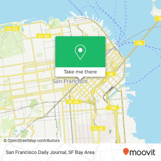 San Francisco Daily Journal map