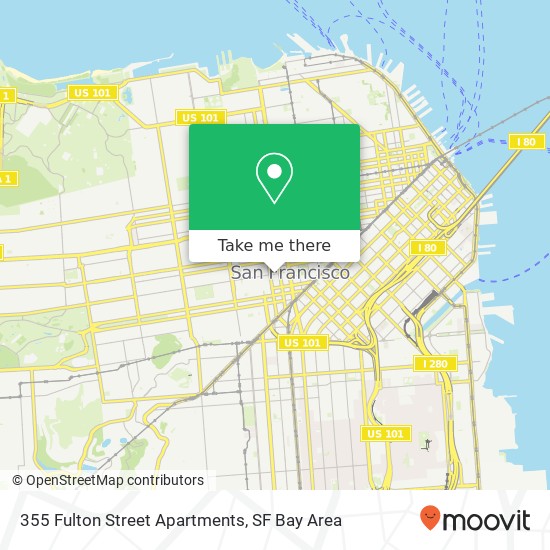 355 Fulton Street Apartments map