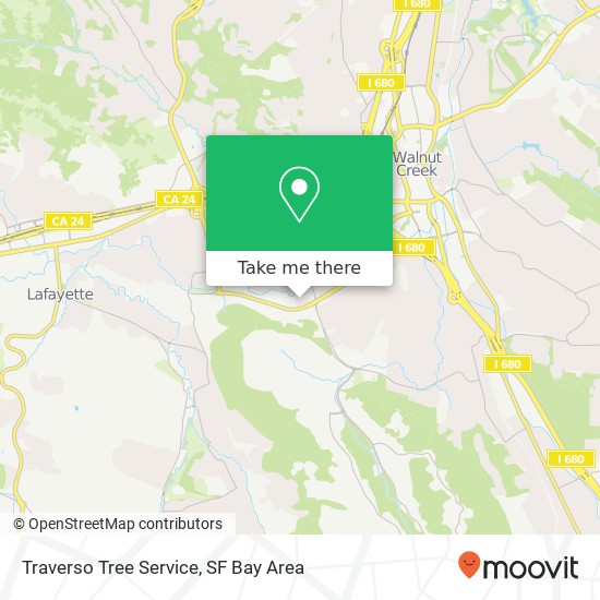 Mapa de Traverso Tree Service