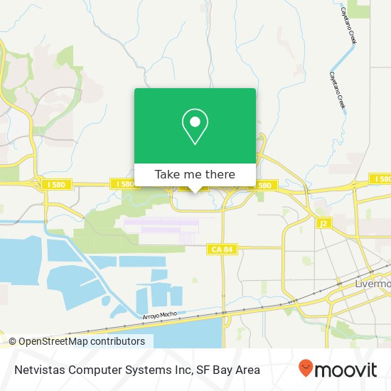 Mapa de Netvistas Computer Systems Inc