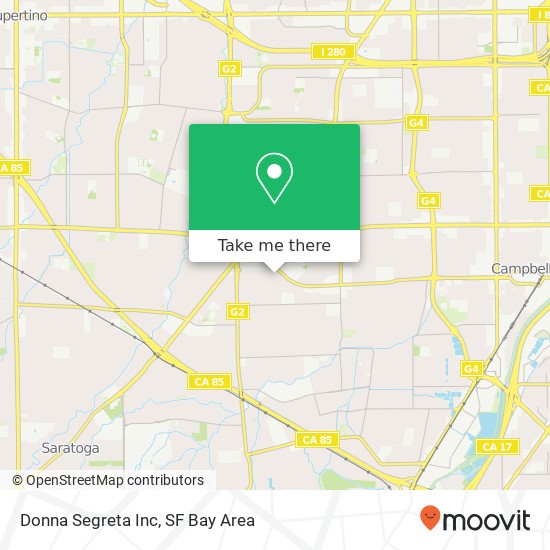 Donna Segreta Inc map