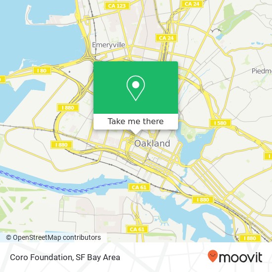 Coro Foundation map