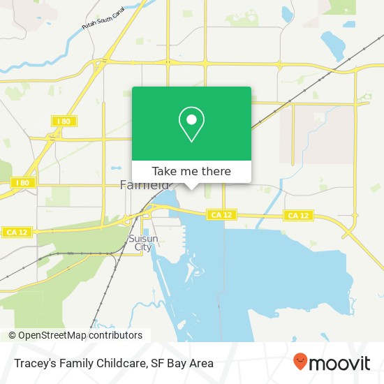 Tracey's Family Childcare map