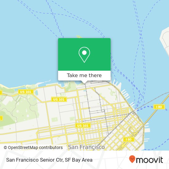 Mapa de San Francisco Senior Ctr