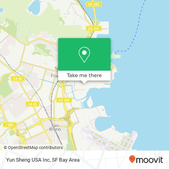 Yun Sheng USA Inc map