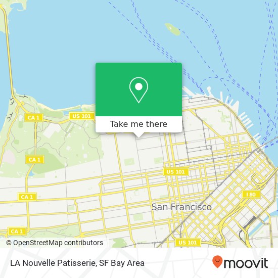 Mapa de LA Nouvelle Patisserie