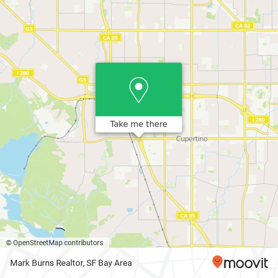 Mark Burns Realtor map