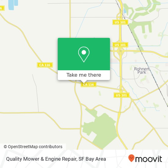 Quality Mower & Engine Repair map