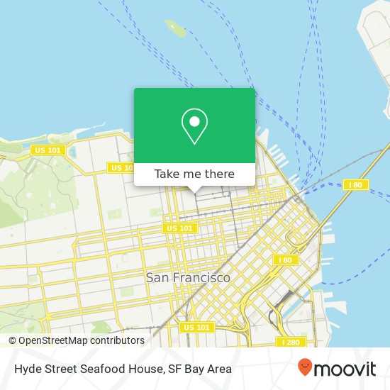 Hyde Street Seafood House map