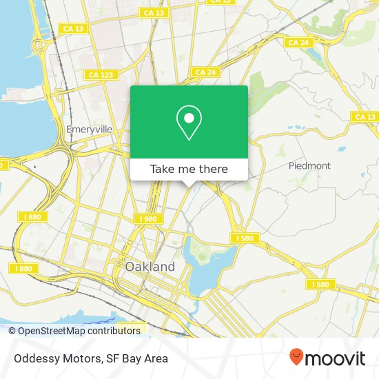Oddessy Motors map