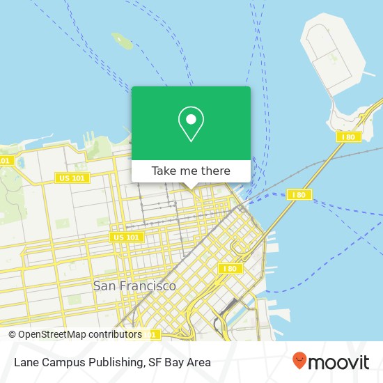 Lane Campus Publishing map