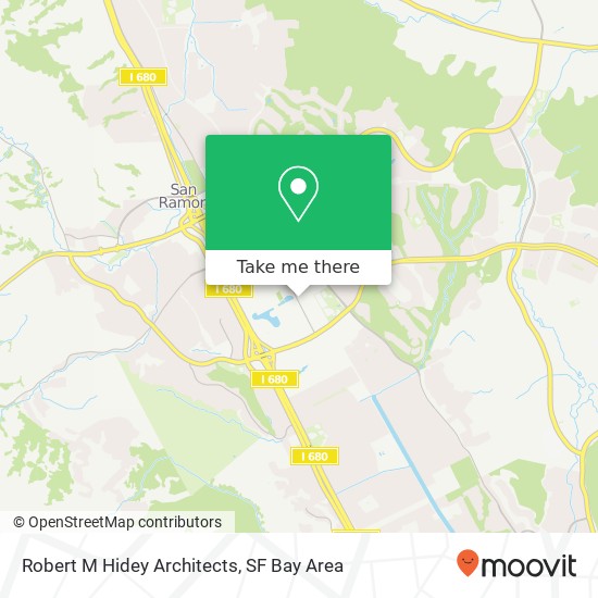 Robert M Hidey Architects map
