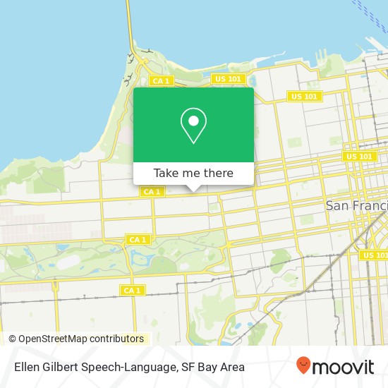 Mapa de Ellen Gilbert Speech-Language