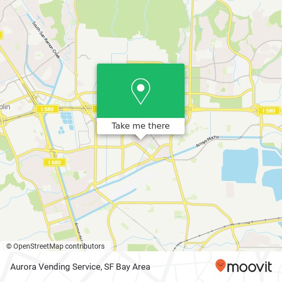 Mapa de Aurora Vending Service