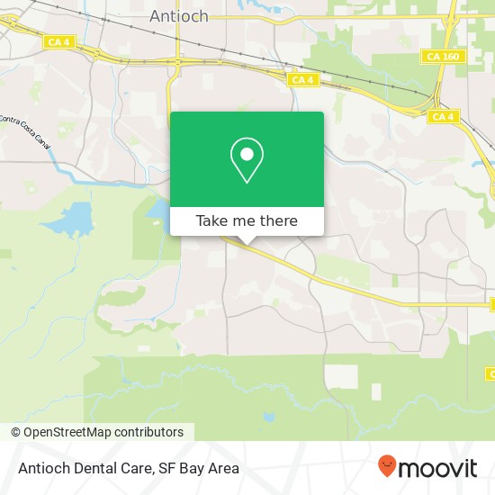 Antioch Dental Care map