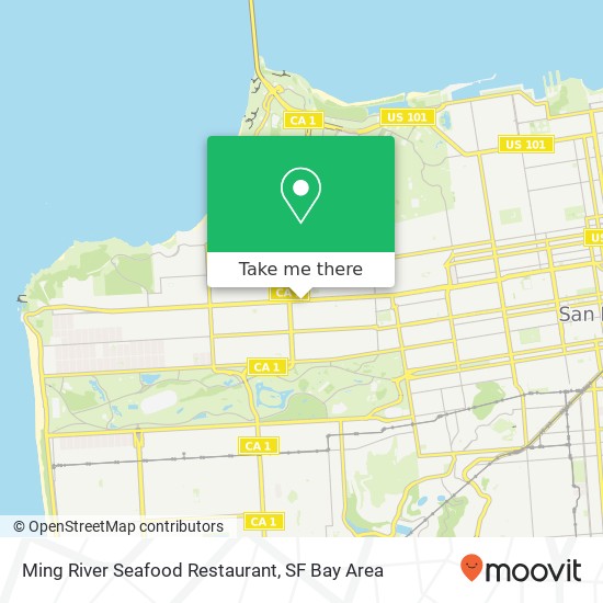 Ming River Seafood Restaurant map
